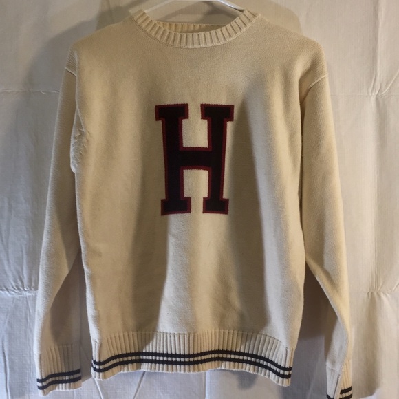 tommy hilfiger letterman sweater